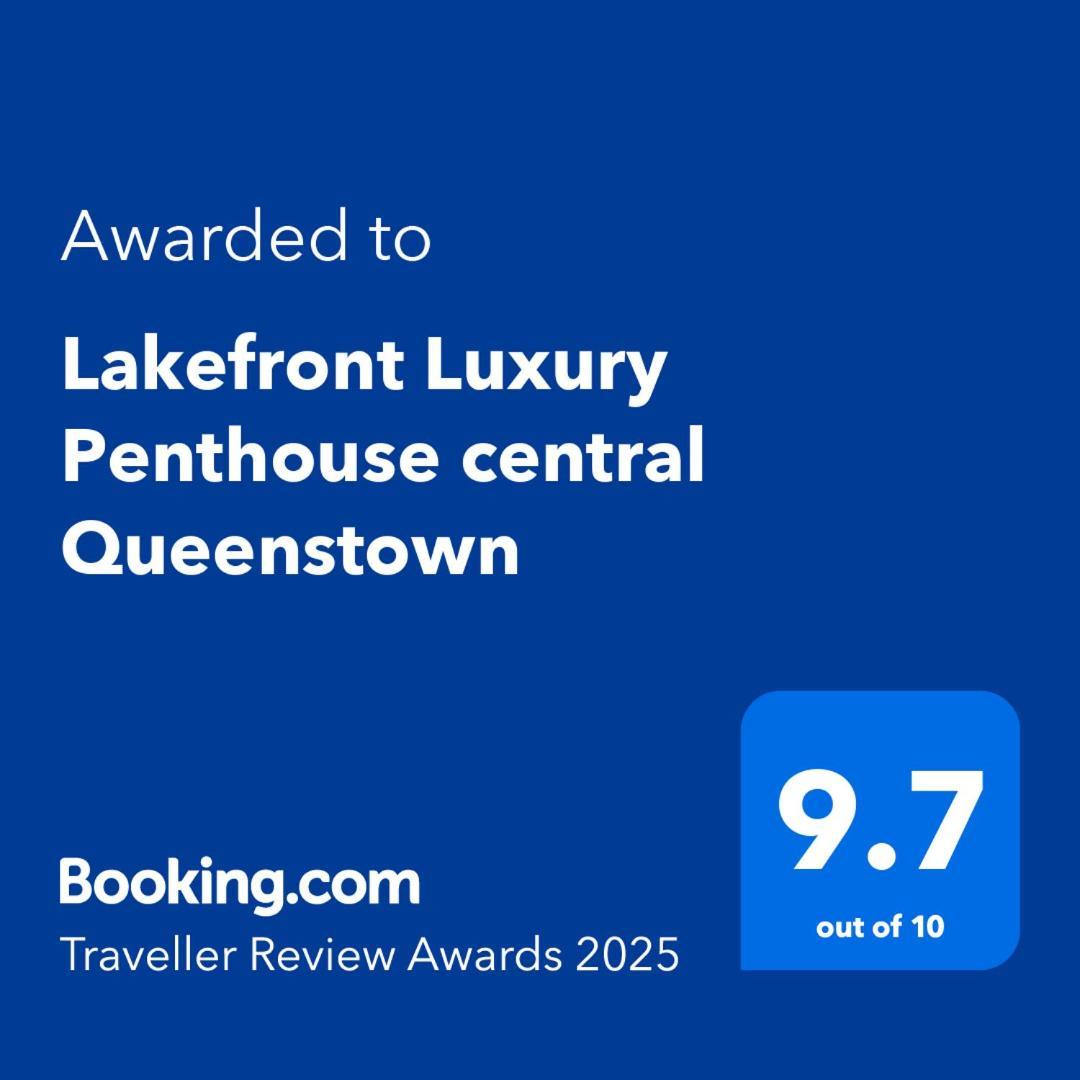 Lakefront Luxury Penthouse Central Queenstown Exteriér fotografie